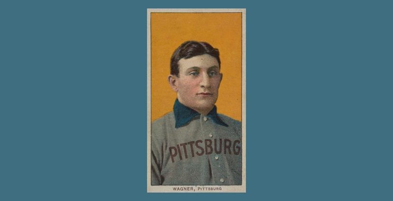 Honus Wagner, Pittsburgh, National League, from the White Border series (T206) for the American Tobacco Company