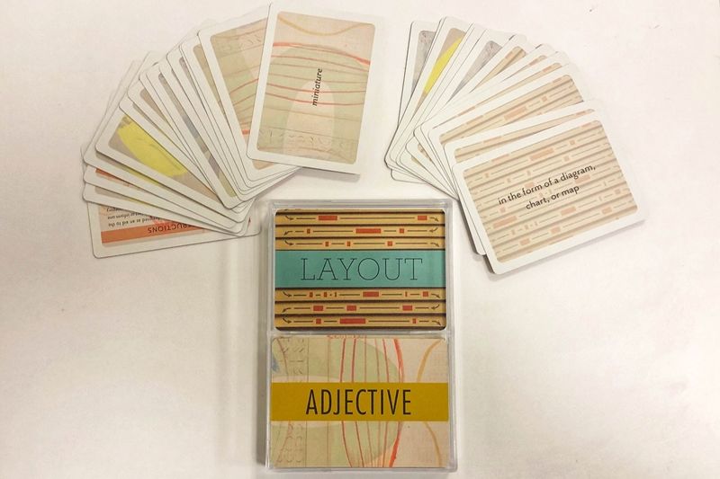 Artist's Book Ideation Cards 