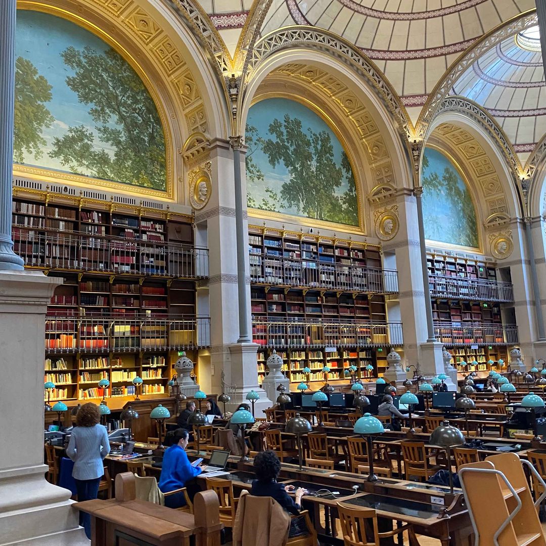 Interior of Labrouste Reading Room